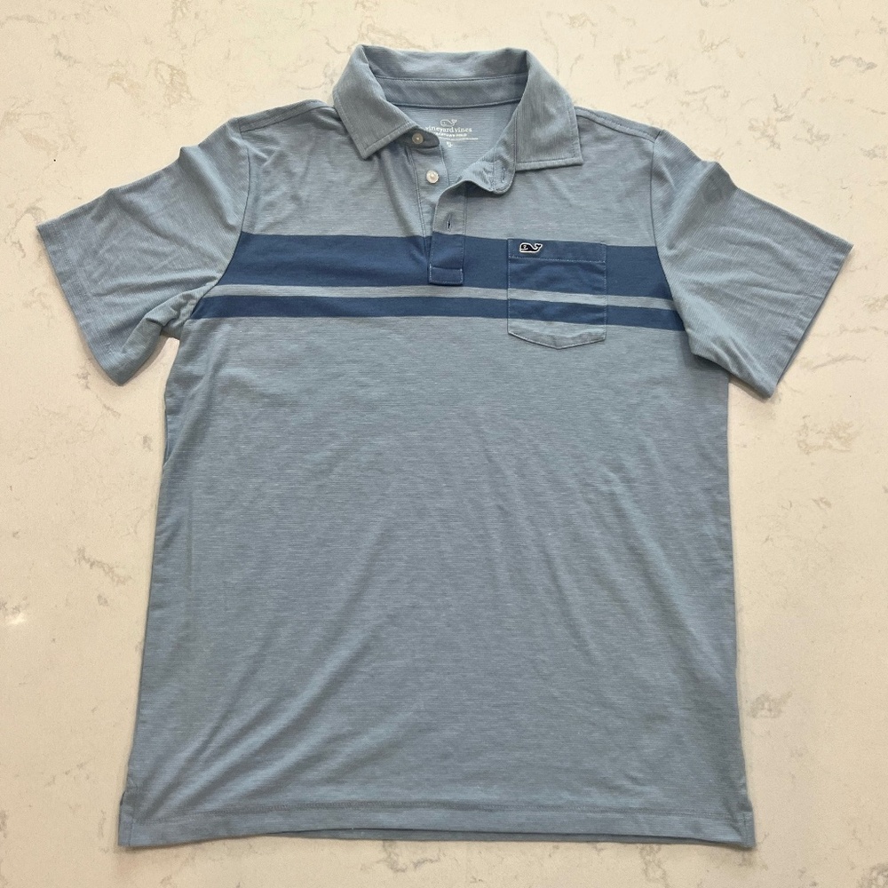 Boys' Soul Stripe Edgartown Polo Youth XL